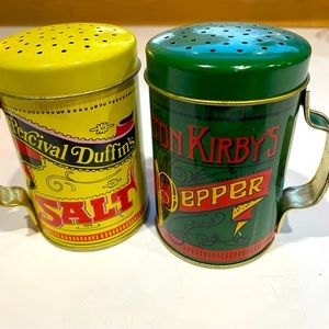 Norpro Salt and Pepper Shaker Set, 4in/10cm and holds 10oz, Multicolor